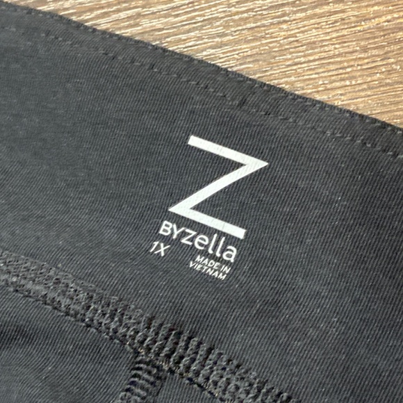 Z by ZELLA Black Spandex Tights Leggings 1X YOGA WORKOUT LOUNGE PLUS SIZE - Picture 7 of 10